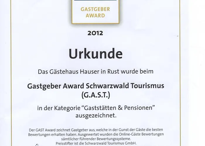 Gaestehaus Hauser Rust