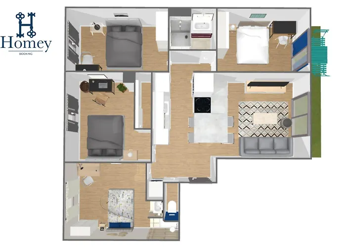 HOMEY LA COLOC DU 40 - Colocation haut de gamme de 4 chambres uniques et privées - Proche transports en commun - Aux portes de Genève Annemasse