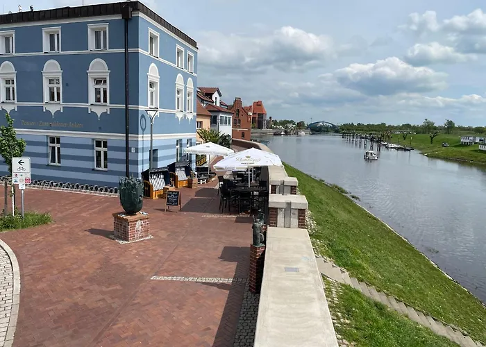 Pension zum goldenen Anker direkt an der Elbe Wittenberge
