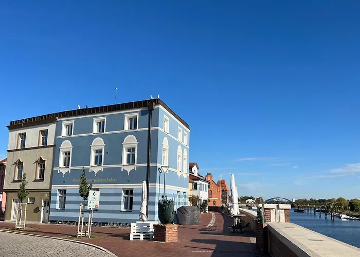 Pension zum goldenen Anker direkt an der Elbe Wittenberge