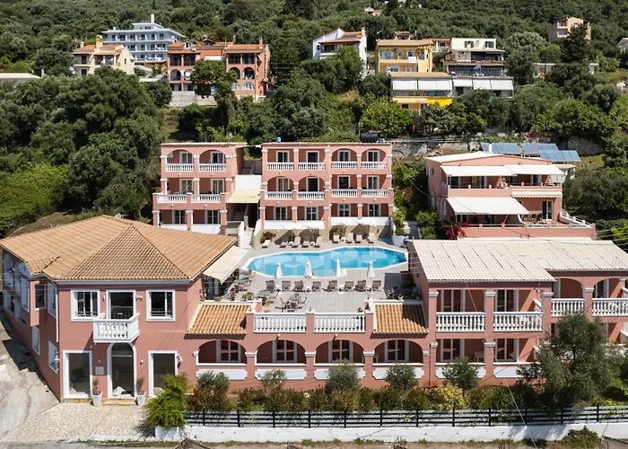 Paradiso Hotel Corfu Sea View Apartments With Pool In Ýpsos