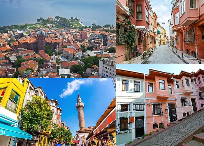 Istanbul Old City Colorful Houses Balat Petrion Hotel