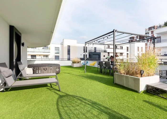 Residence Abraham-Bed&Breakfast Guest Room 2 Ladefense U-Arena #Parking #Terasse #Fibre #View Colombes 