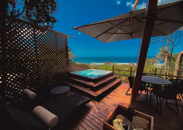 Cabana Romântica vista mar com duas spas privativas Florianópolis