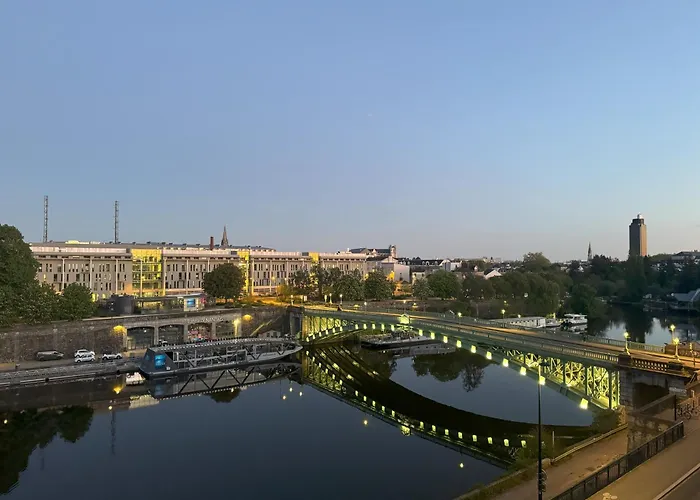 Le Penthouse - Appartement De Luxe Avec Vue Panoramique Exclusive Nantes
