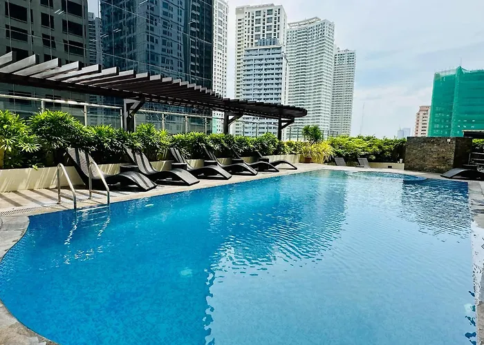 One Bedroom With Balcony By Christine Suites Ph In Greenbelt Radisson Makati City