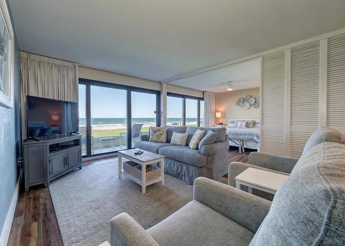 On The Beach Beachfront Condo Direct View & Access To Beach Heated Pool Island House Condominiums Unit 113 Corpus Christi