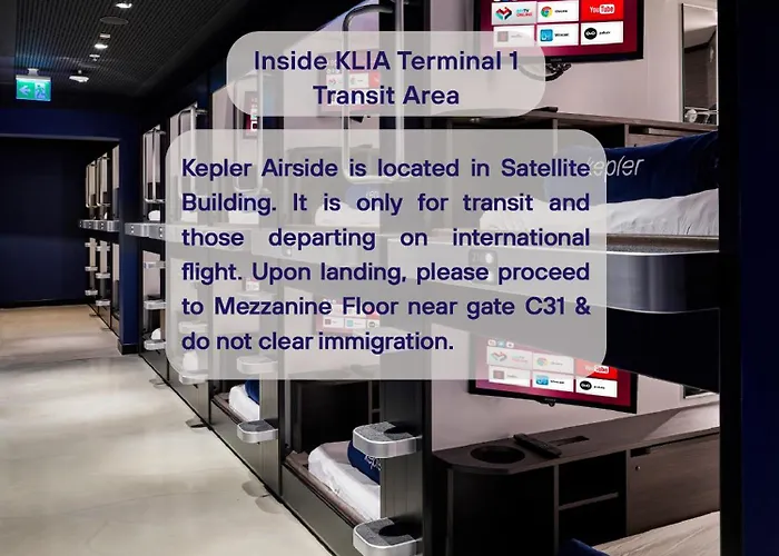 Kepler Club Klia Terminal 1 - Airside Transit Hotel Sepang
