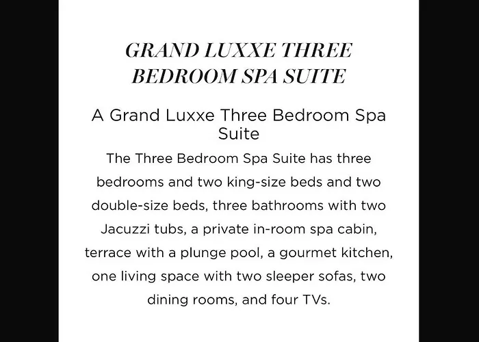 Vidanta Grand Luxxe 3 Bedroom Spa Suite Nuevo Vallarta