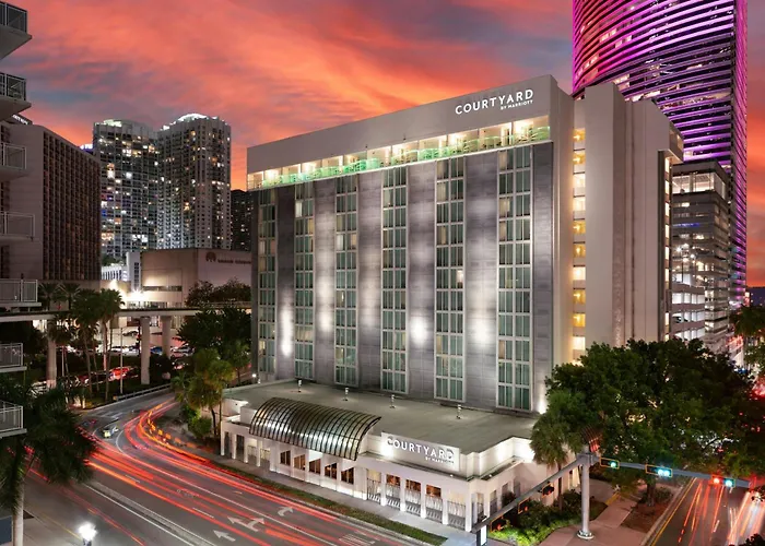 Hotel Courtyard Miami Downtown Brickell Area