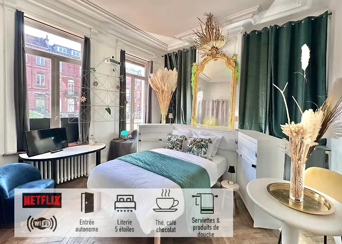 07 chambre Bartown - La Villa ORA Tourcoing