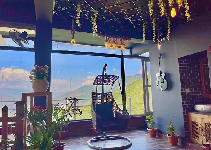 Hotel Pinerock & Cafe, Mussoorie - Mountain View Luxury Rooms With Open Rooftop Cafe
