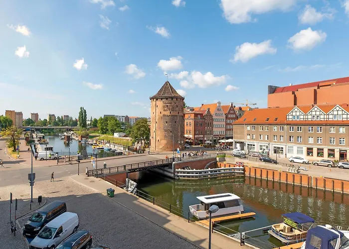 Apartments By The River In Gdansk With Pool, Sauna & Gym By Noclegi Renters Gdańsk