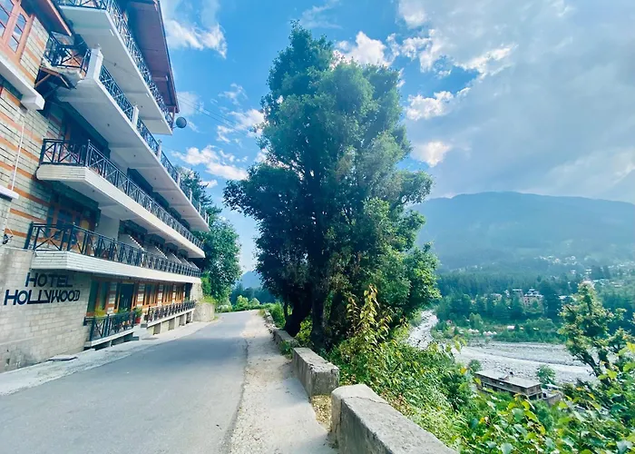 Hotel Hollywood Vibes #Riverview #Premium Rooms #Prime Location #Most Awarded #Parking #Top Rated #Open Terrace #Lawn #Best Selling Hotel In Manali