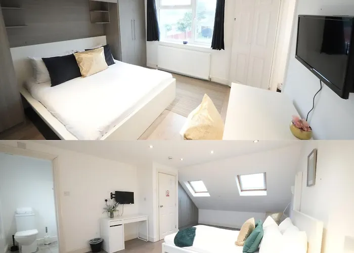 Private Bathroom Rooms- Near Heathrow - Near Shops Harmondsworth