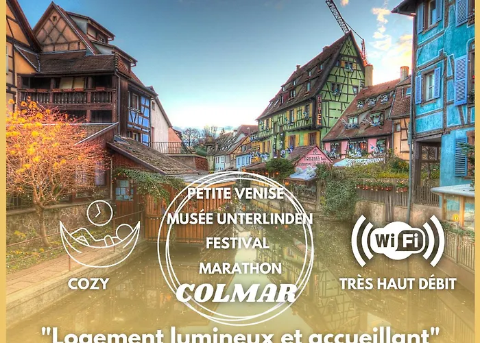 Le Bretzel Petite Venise Vieille Ville City Center Wi-Fi Colmar