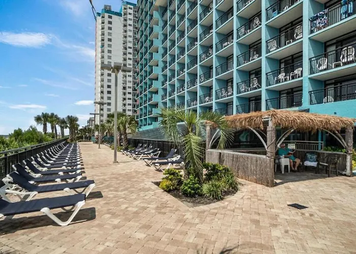 Landmark Resort Courtyard Balcony Myrtle Beach