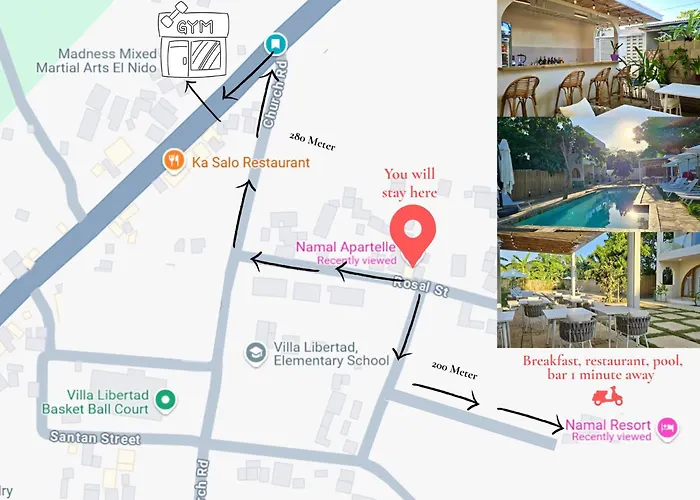 Namal Apartelle - Free Scooter & Gym Access El Nido