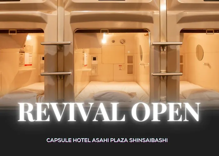 Capsule Hotel Asahi Plaza Shinsaibashi - Men'S Only Osaka
