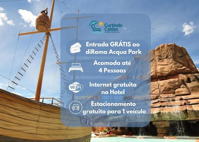 Spazzio Diroma Hospedagem Com Acesso Gratuito No Acqua Park Caldas Novas