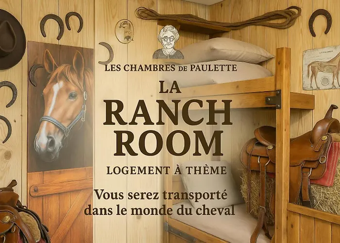 Les Chambres de Paulette à Thème LE RANCH Sainte-Marie-la-Mer