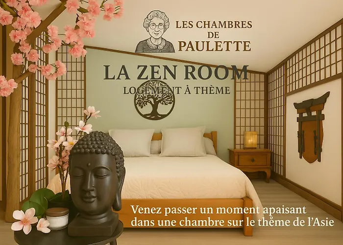 Les Chambres de Paulette a thème LA ZEN Sainte-Marie-la-Mer