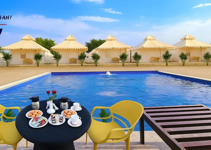 Sunrise With Pool Luxury Camp In Jaisalmer