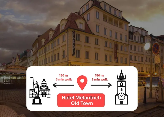 Hotel Melantrich Old Town Prag