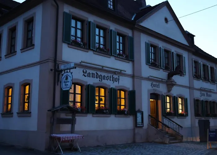 Landgasthof Hotel Zum Roß Dorfgütingen Feuchtwangen