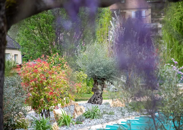 Bed and Breakfast O'Myosotis - 400m Centre Historique - Parking Gratuit - Piscine et Jardin à Sarlat