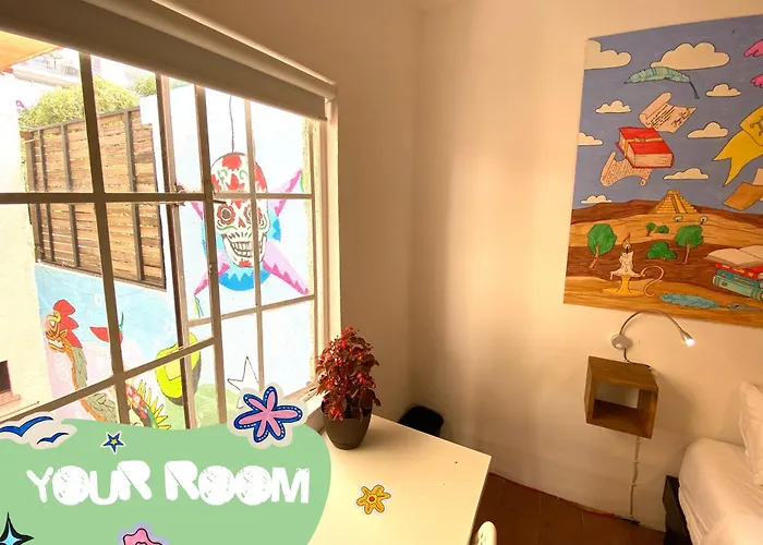 Hostal Fungi Casa Rosa Mexico