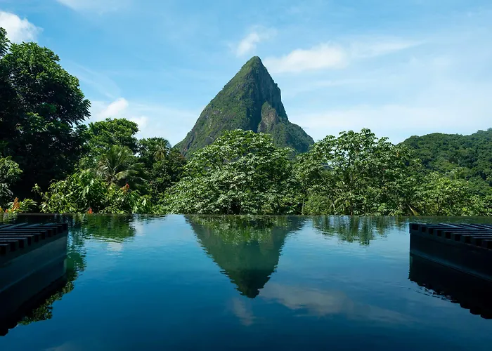 Rabot Hotel From Hotel Chocolat Soufriere