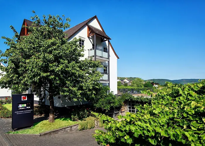 Gästehaus mit Weitblick im Weingut Christoph Clüsserath und Bernhard Eifel Trittenheim