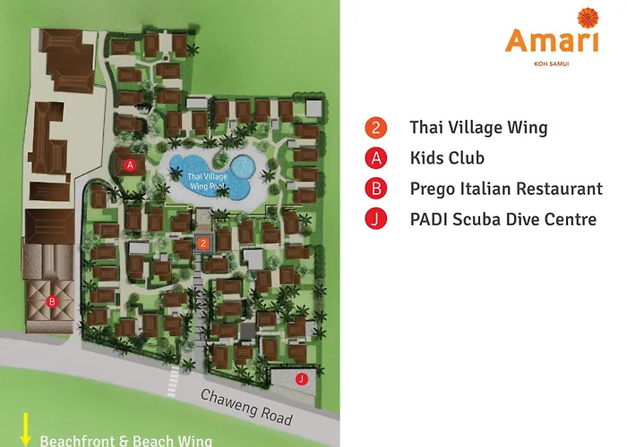 Hotel Amari Koh Samui Strand von Chaweng