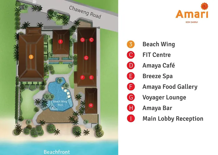 Hotel Amari Koh Samui Strand von Chaweng