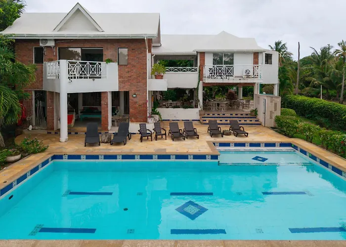 Hotel Casa Frente al Mar San Andrés Piscina Privada