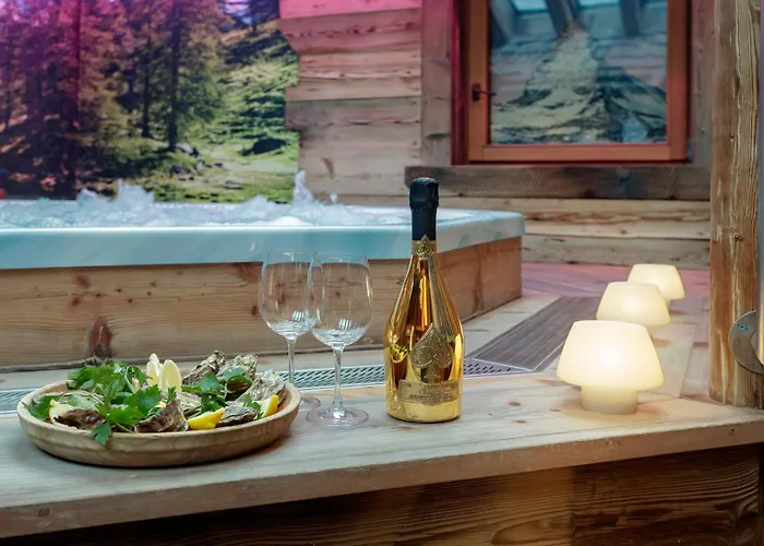 Chalet Matterhorn François - Central Alpine Chalet with Private SPA&Breakfast Breuil-Cervinia