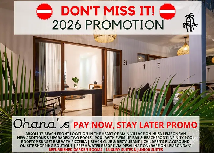 Ohana'S Beachfront Resort & Beach Club Nusa Lembongan