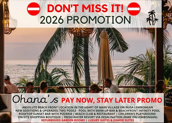 Ohana'S Beachfront Resort & Beach Club Nusa Lembongan 