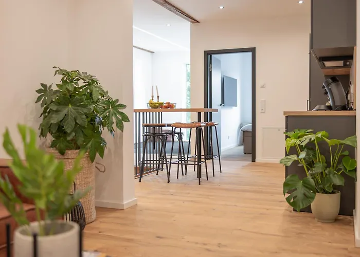 Aparthotel Station 21 - Luxus Lofts - Gruppen bis 20 Personen - Parkplatz - Konferenzraum Fulda