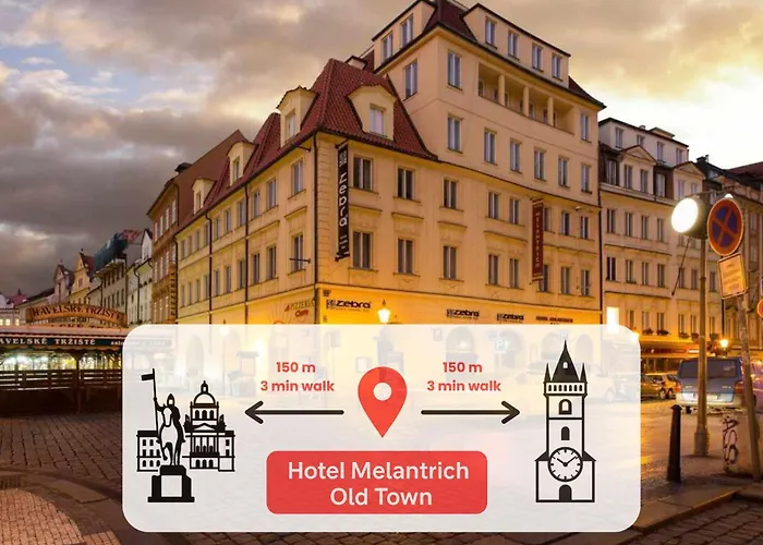 Hotel Melantrich Old Town Prag