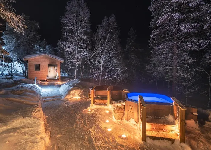 Kuukkeli Log Houses Aurora Resort Saariselkä
