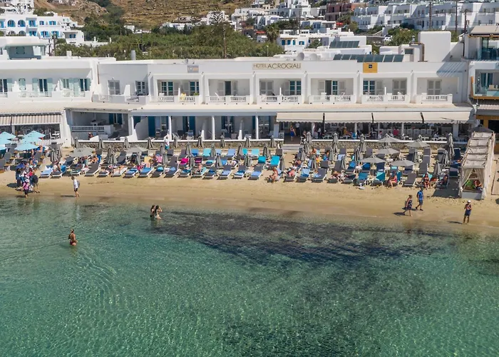 Acrogiali Beachfront Hotel Mykonos Platys Gialos 
