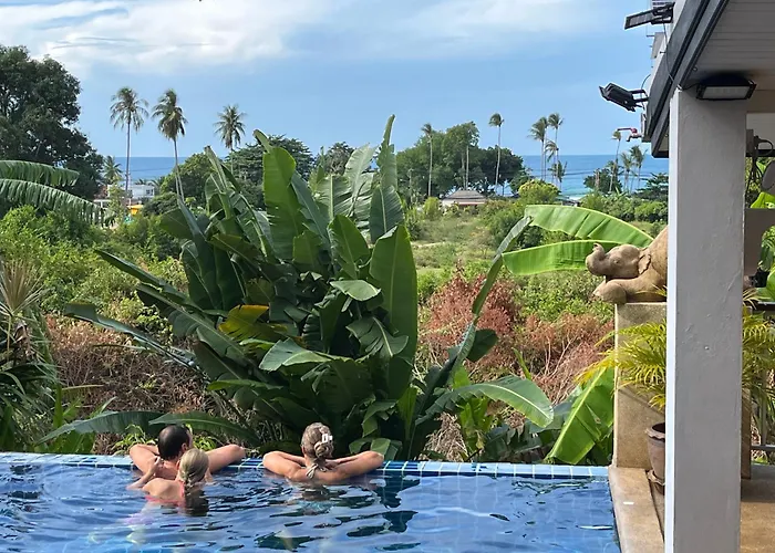 Pink House Guest House Lamai - Pool & Sea View Plage de Lamai