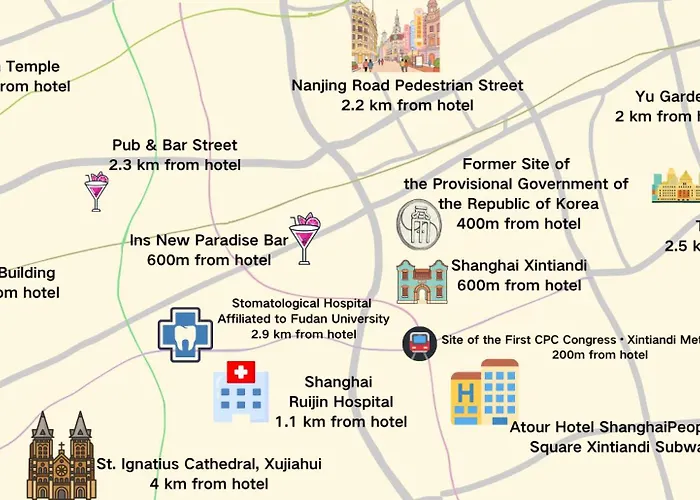 Atour Hotel Shanghaipeople'S Square Xintiandi Subway