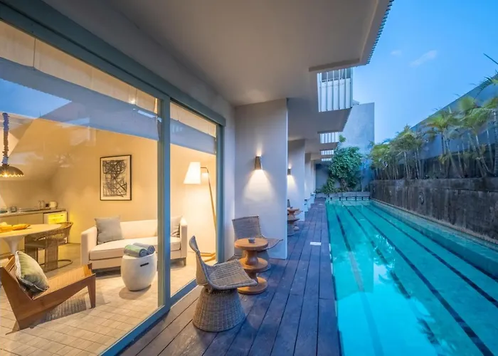 Studio O - Two-Floor Studio, Walk To The Beach Seminyak 