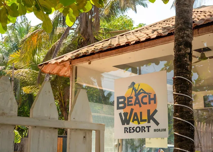 Beach Walk Resort Walk In Morjim Beach Goa