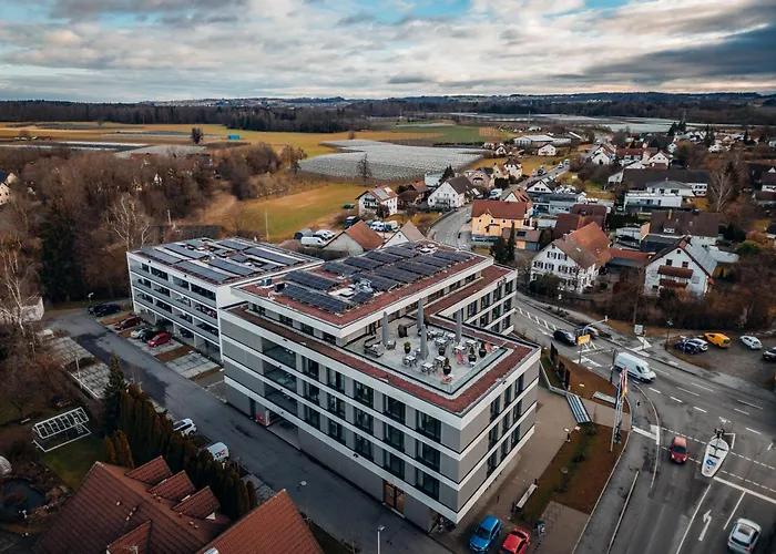MyFlats Studio Apartements-klimatisiert-nahe Ravensburger Spiele-kostenfreie TG-Plätze Meckenbeuren