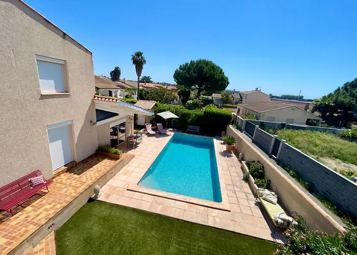 Annexe des Pins - studio gîte avec piscine&climatisation Villeneuve-lès-Béziers