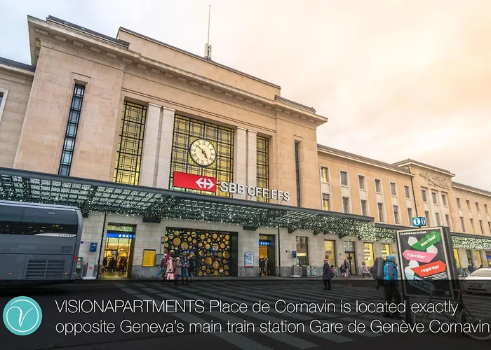 Visionapartments Place De Cornavin - Contactless Check-In Genf
